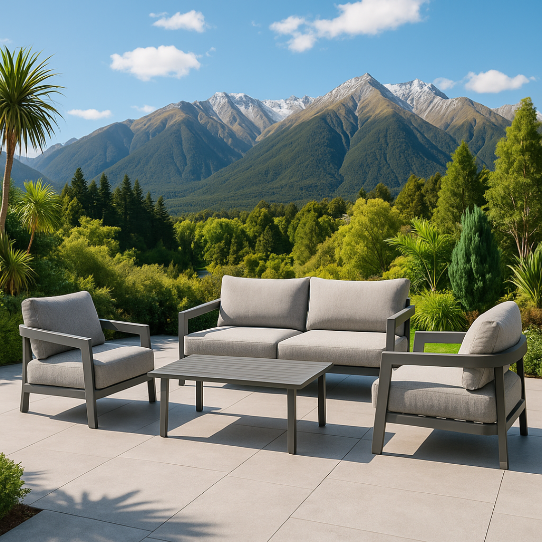 Breeze 4-Piece Set Outdoor Lounge Suite
