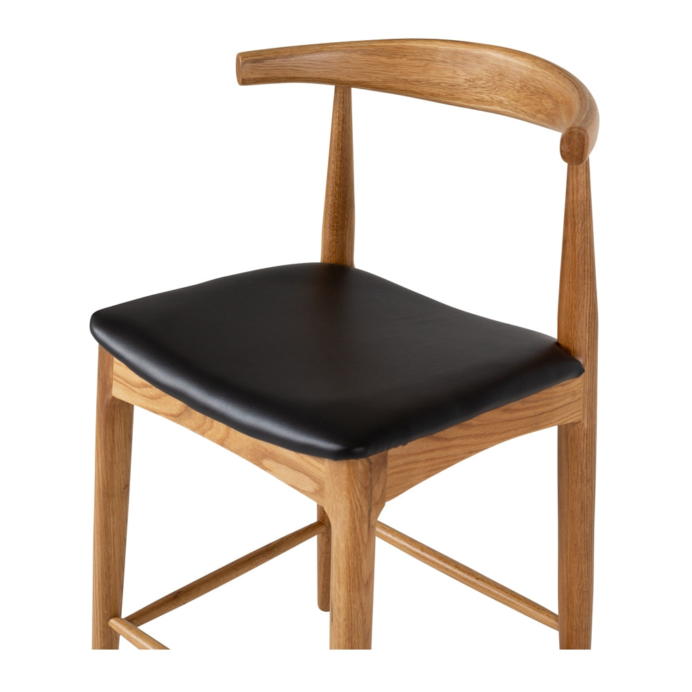 Elbow Barstool Natural Accent