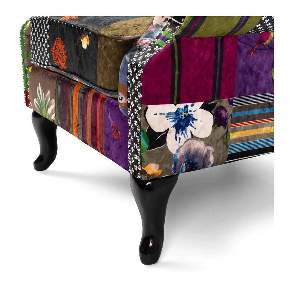 Patchwork Wingback Leg