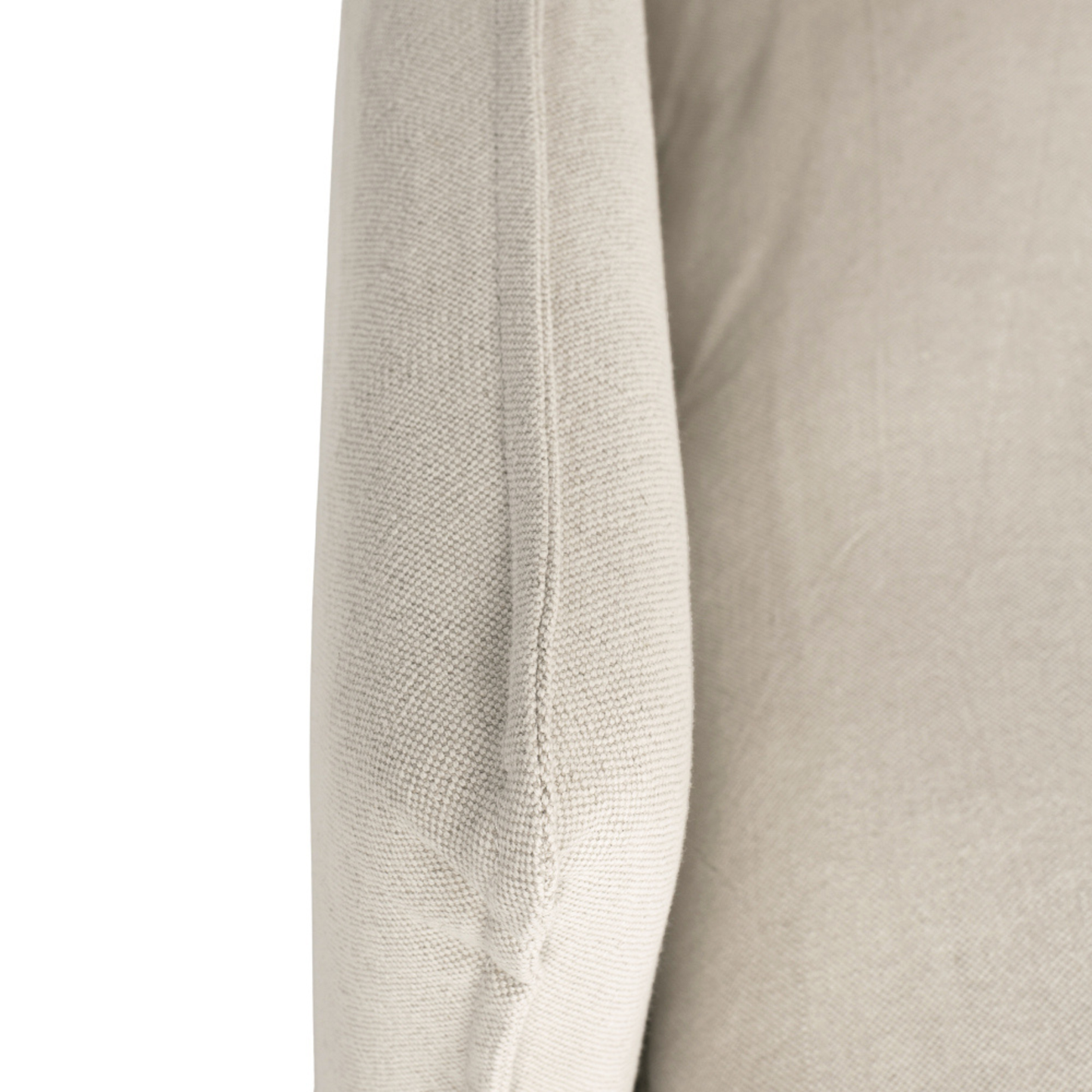 HAMILTON 3 Seater Chaise Slipcover Sofa - Oatmeal