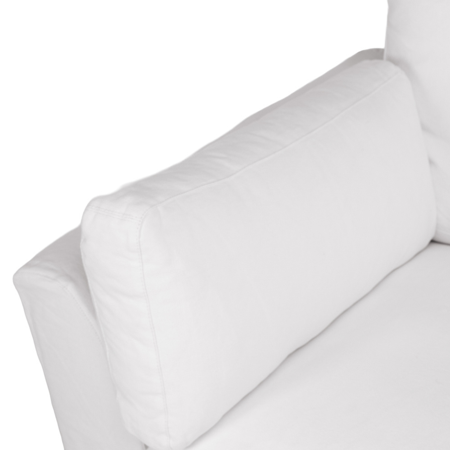 CARSON 3 Seat Slipcover Sofa - White