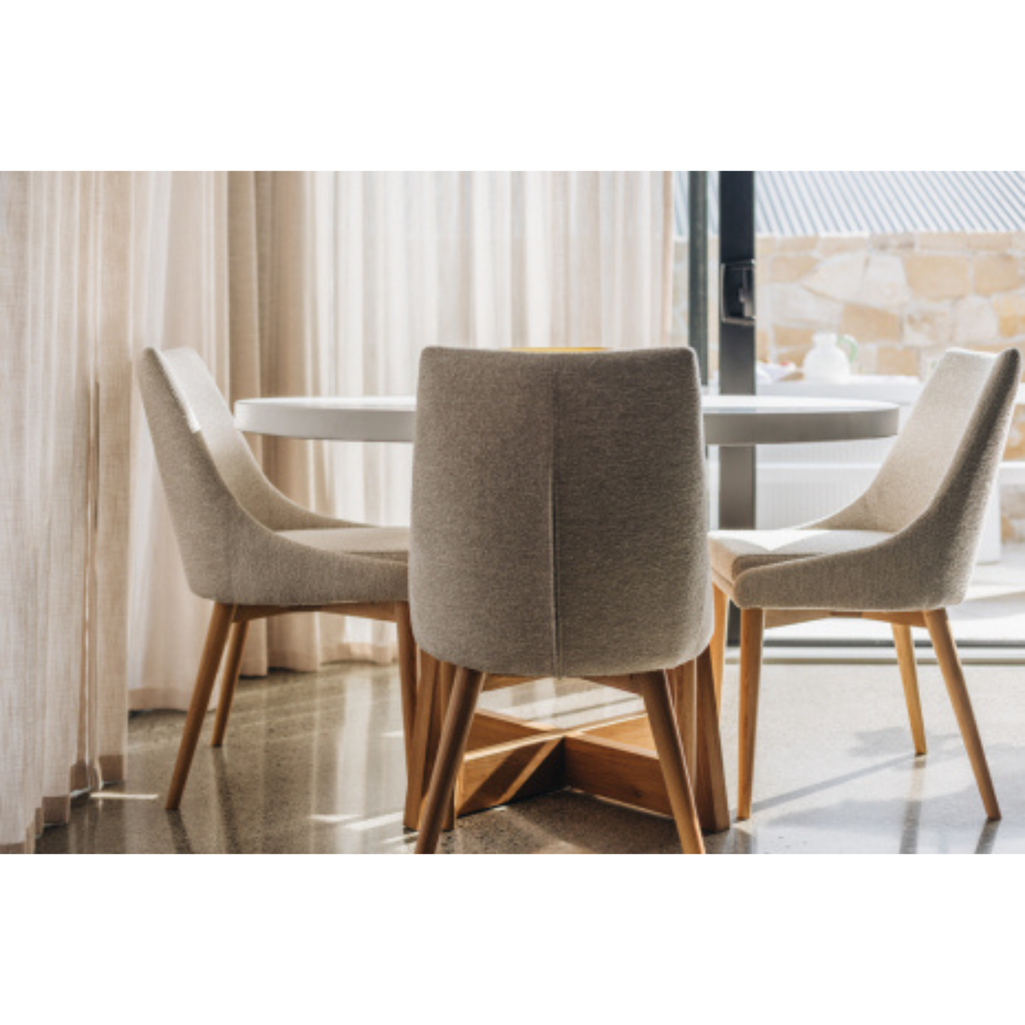 Eva Dining Chair Fog
