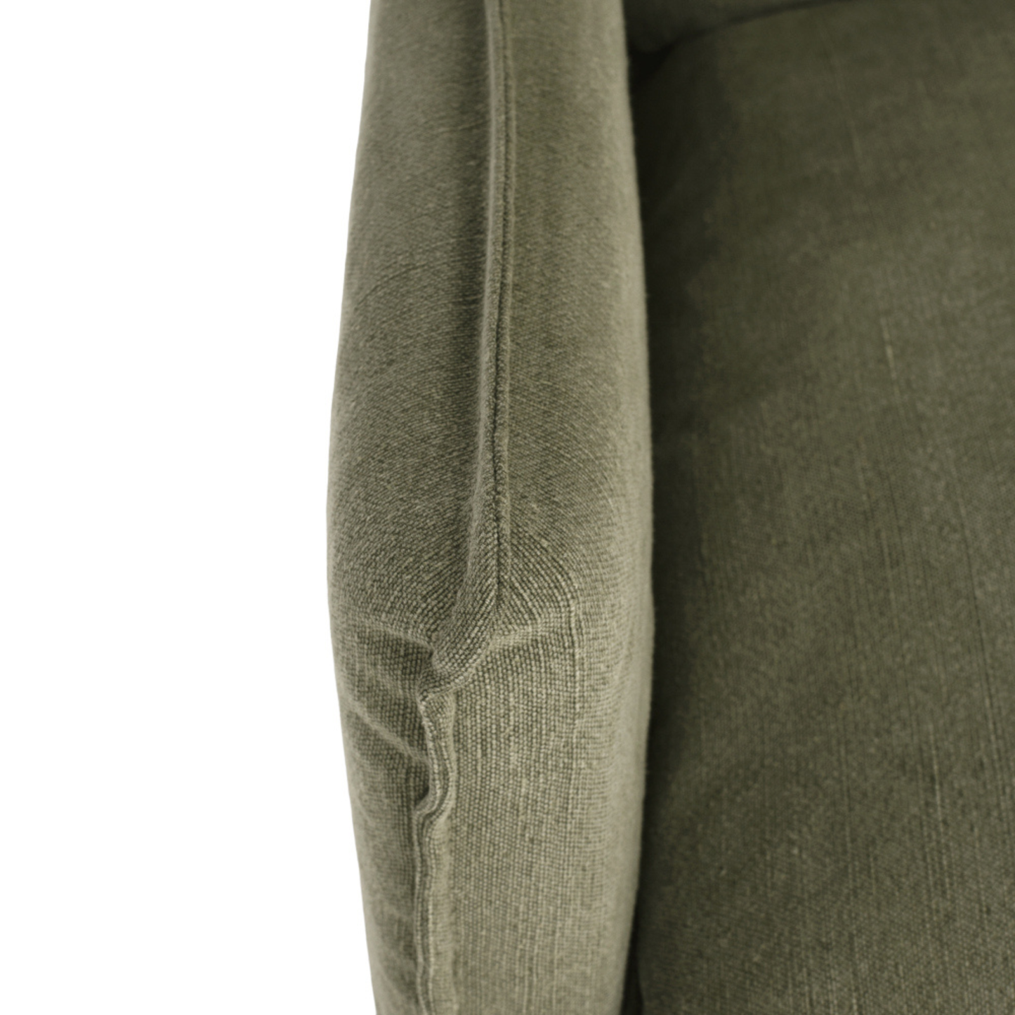 HAMILTON 3 Seat Slipcover Sofa - Khaki