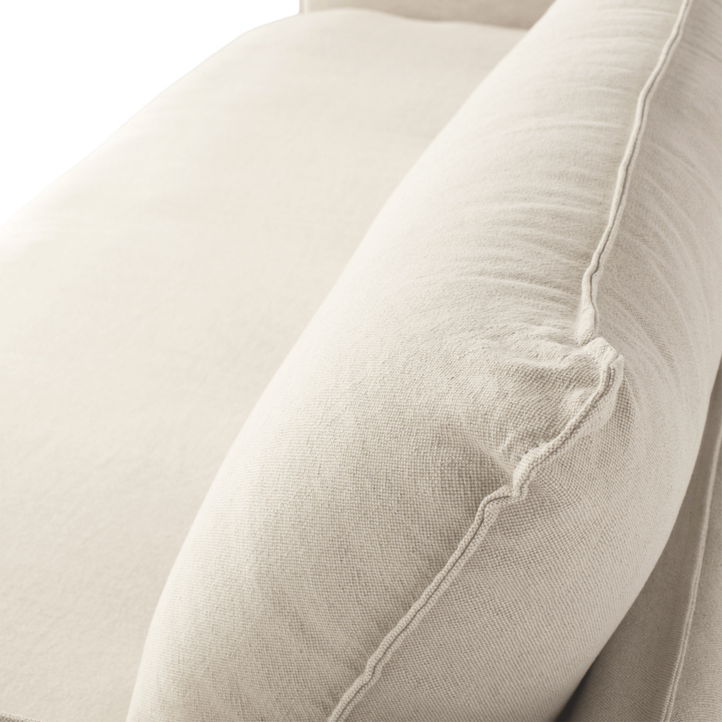 HAMILTON 3 Seat Slipcover Sofa - Oatmeal