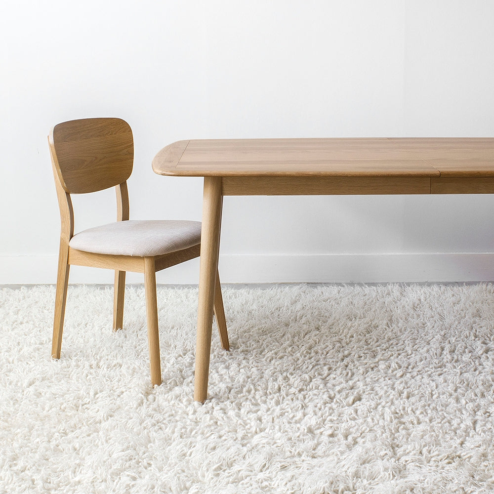 Oslo Panel Dining Chair Natural Insitu