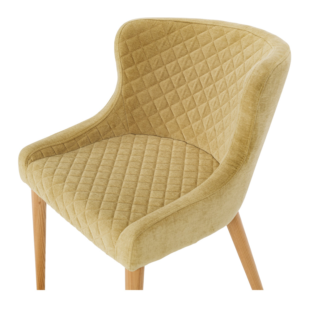 Paris Dining Chair Honey Gold Velvet Accent