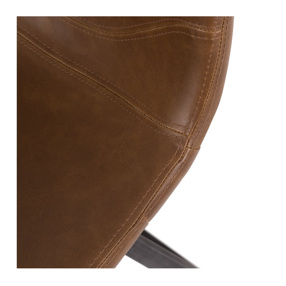 Rustic Barstool Conyac PU Close up