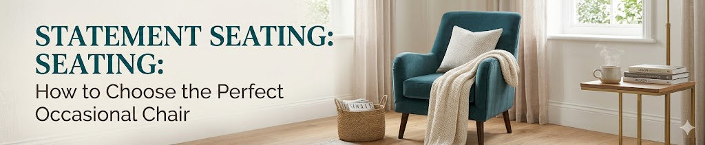 Statement Seating: How to Choose the Perfect Occasional Chair