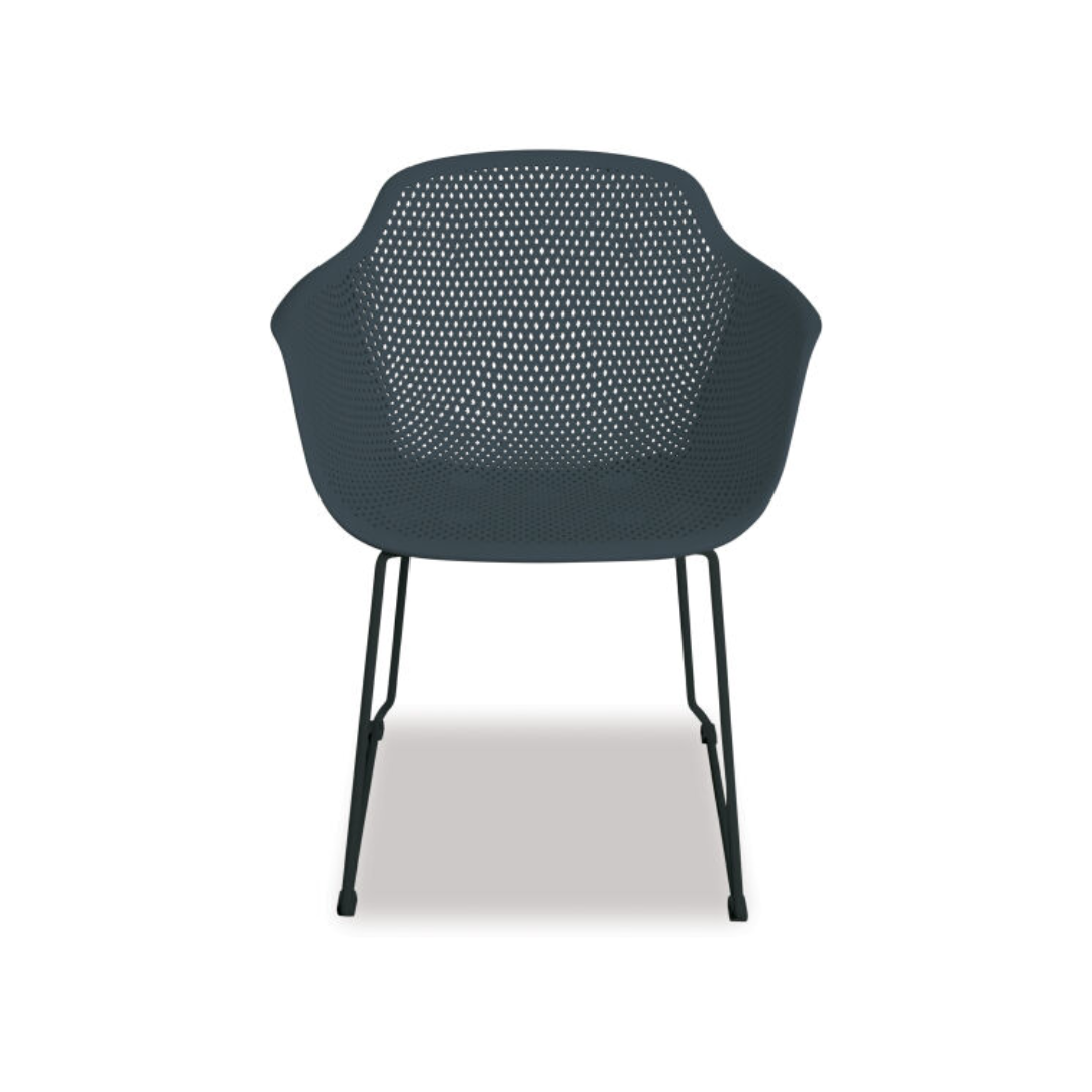 Lilac Dining Chair Gun Metal