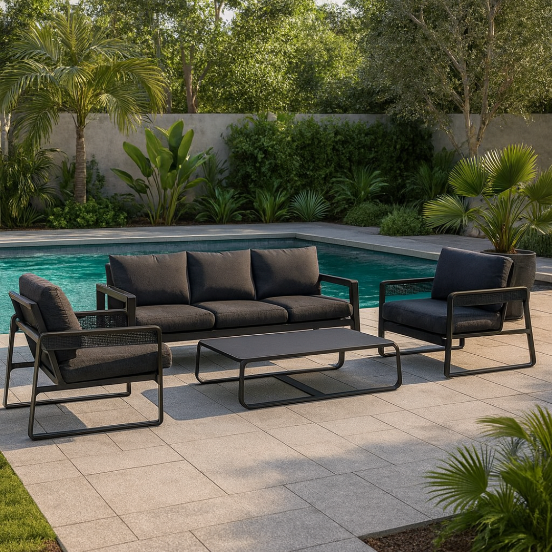 Mallorca 4-Piece Set Outdoor Lounge Suite