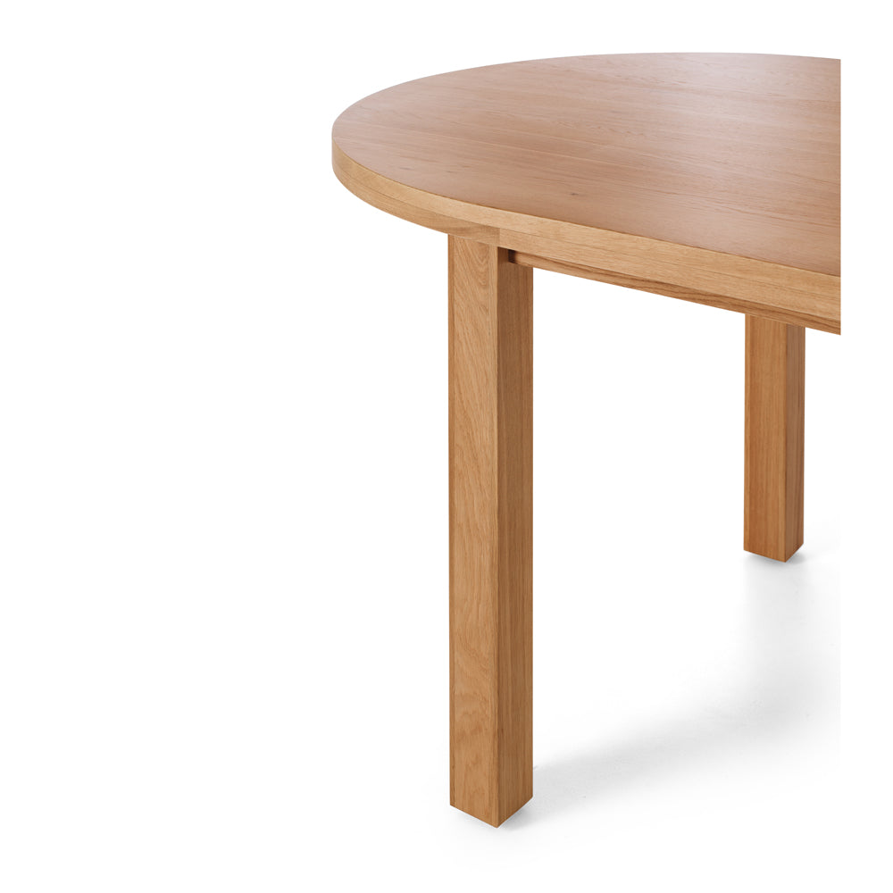 Arc Dining Table 2000 Close up leg- Furniture Direct 2U 