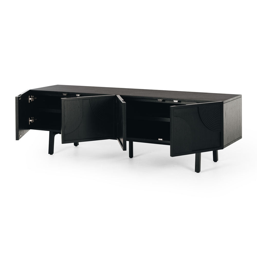 ARC Entertainment Unit (Black Oak) Open Door