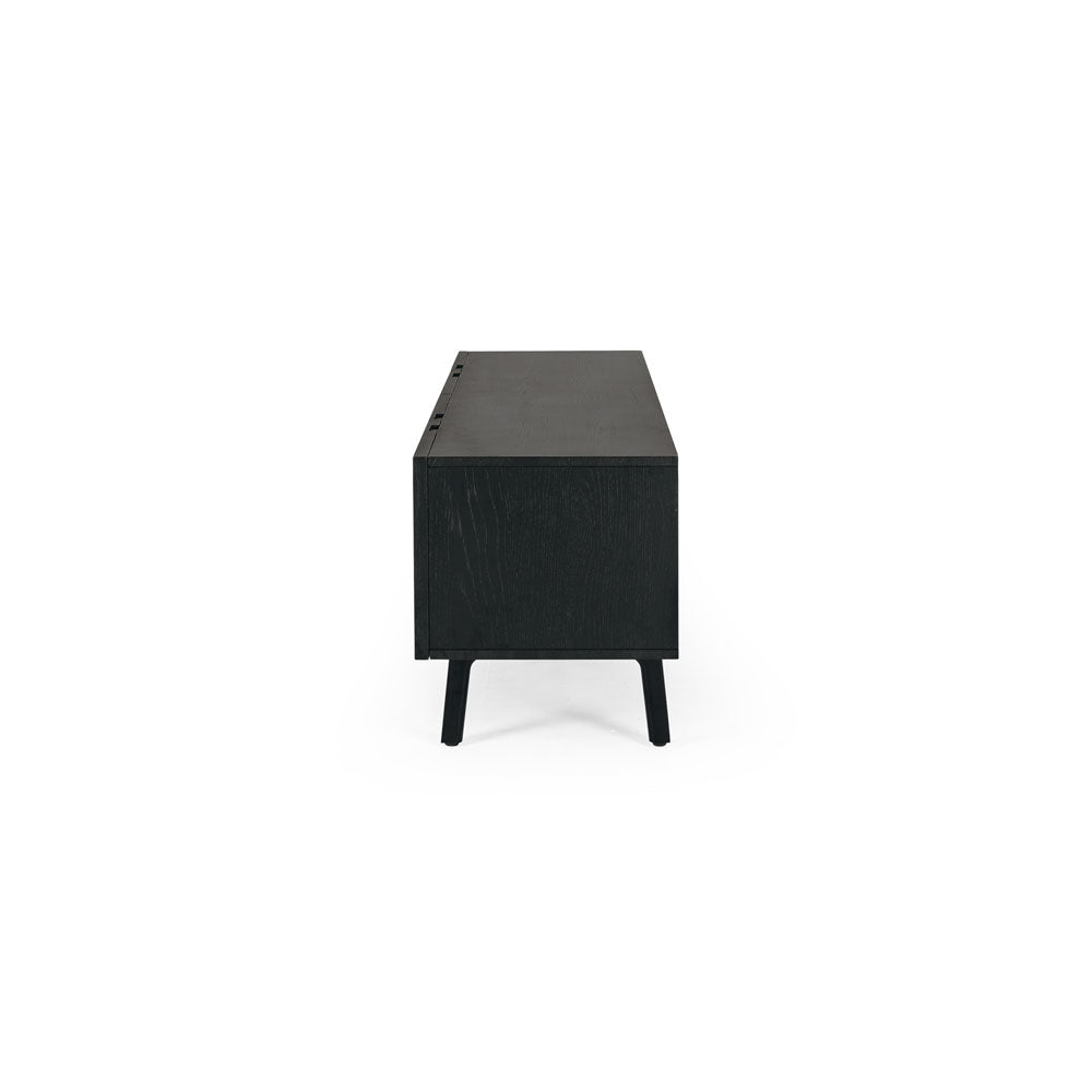ARC Entertainment Unit (Black Oak) Side On 