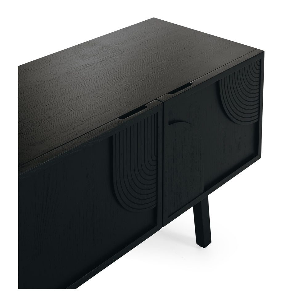 ARC Entertainment Unit (Black Oak) Close Up 