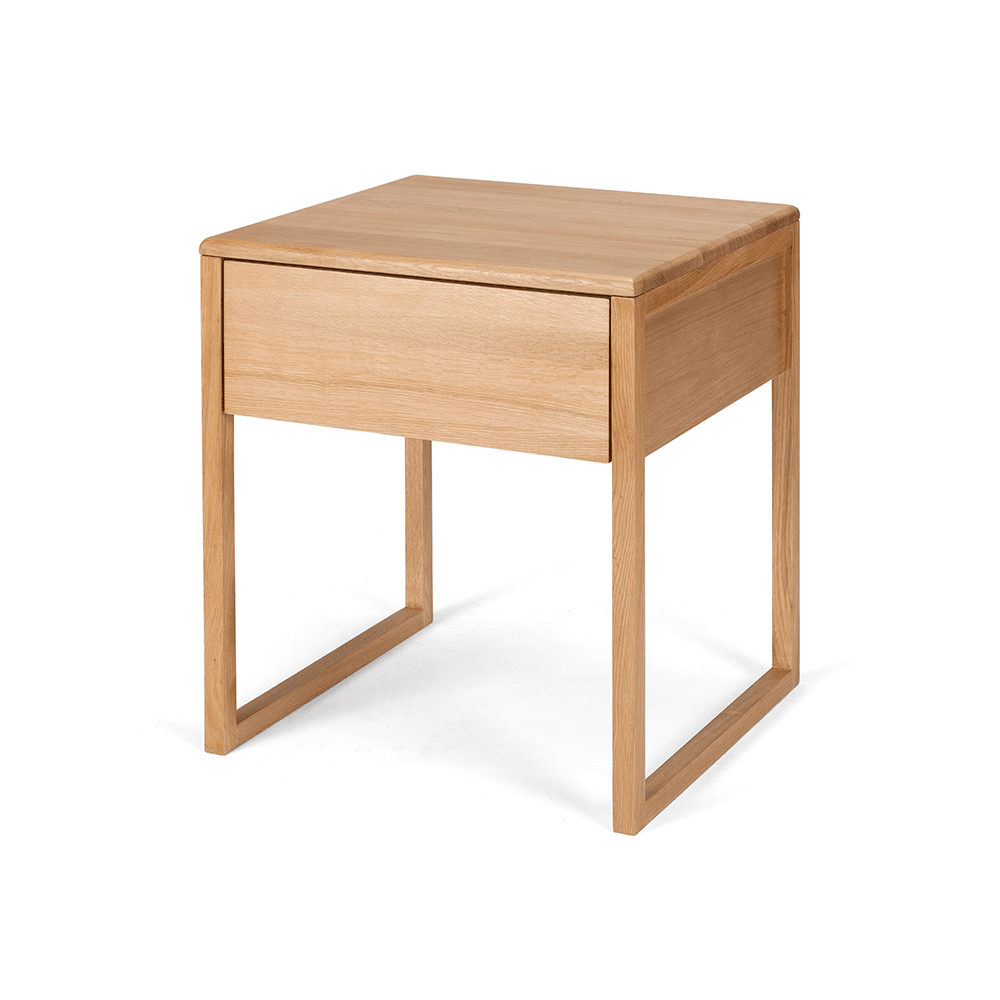Avalon Natural Oak Bedside Table (Oak Top)