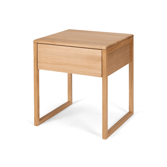 Avalon Natural Oak Bedside Table (Oak Top)