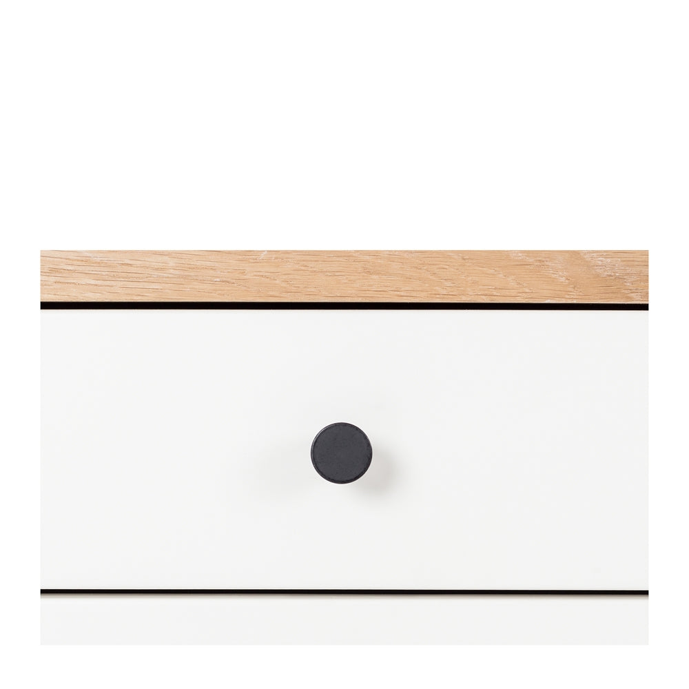 Radius 2 Tower White Drws - Furniture Direct 2U