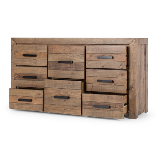 Raglan Dresser Open Drawers 