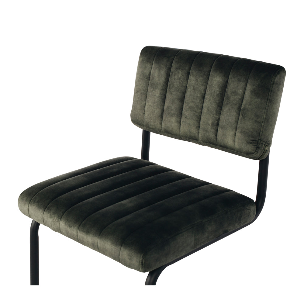 Blake Dining Chair Moss Green Accent