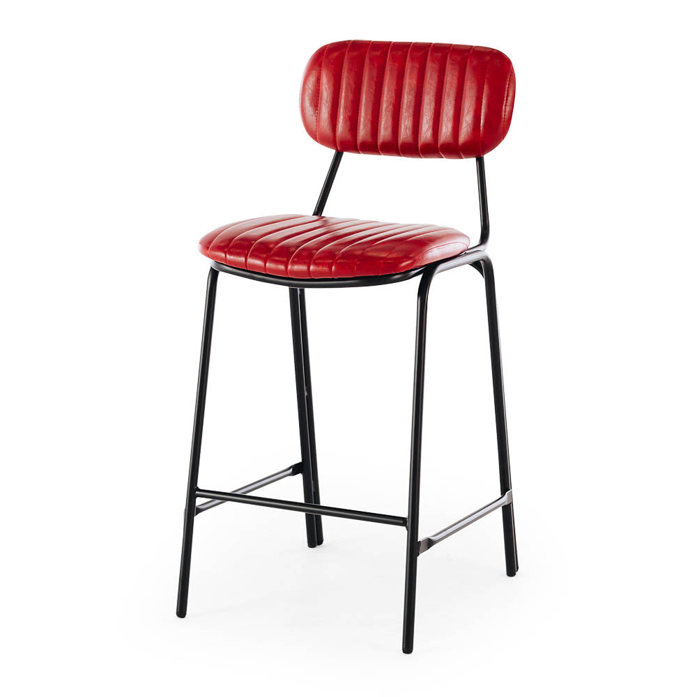 Datsun Barstool Vintage Red PU
