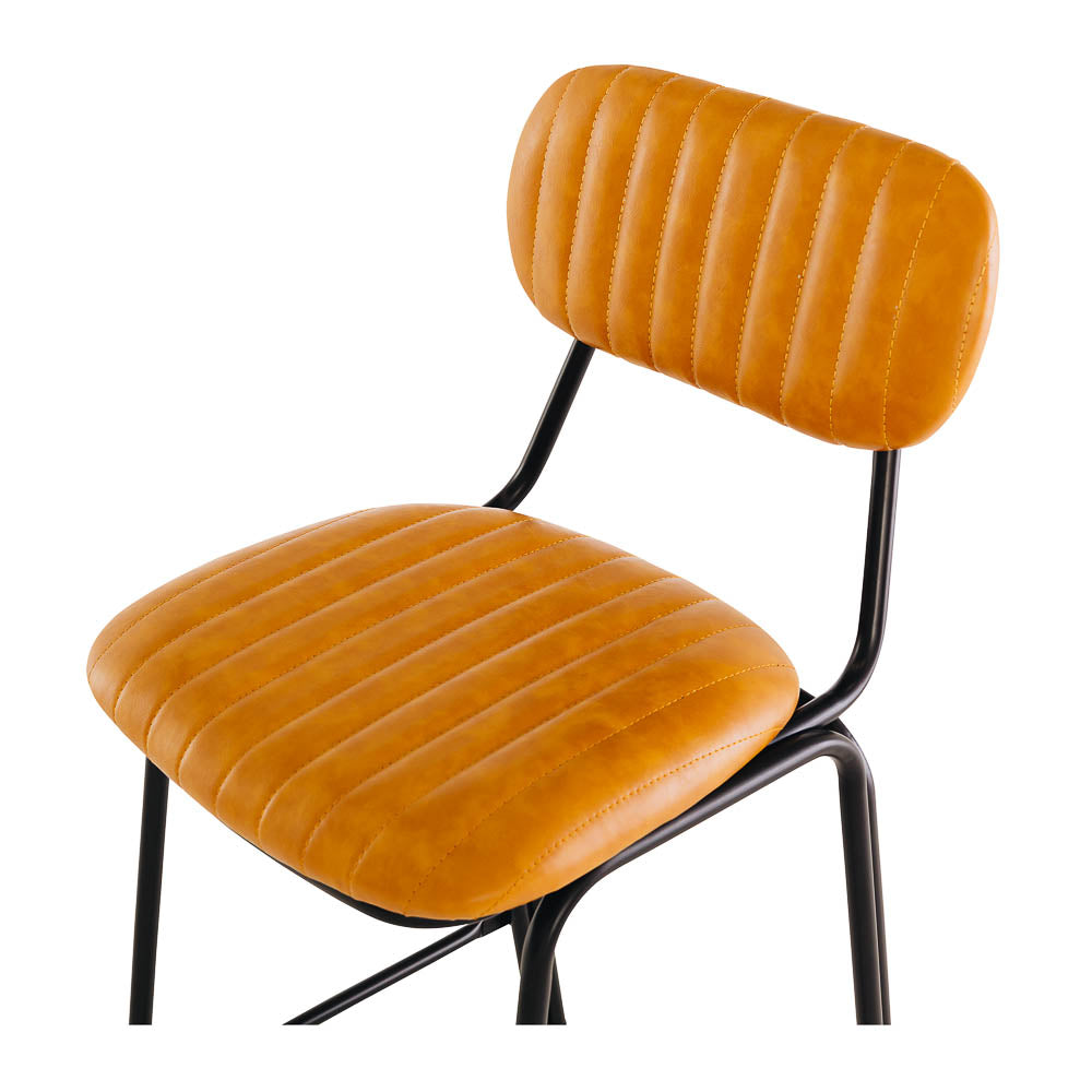 Datsun Barstool Vintage Camel PU Accent