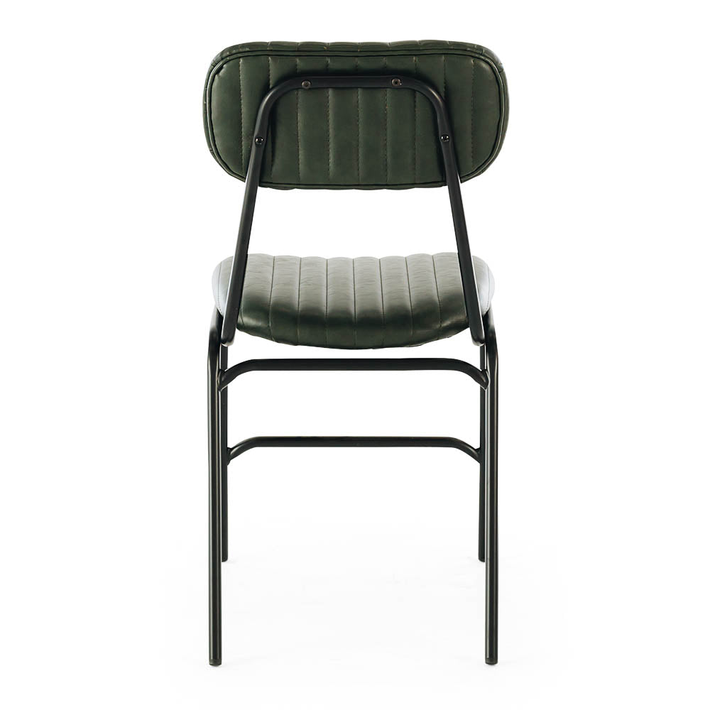 Datsun Chair Vintage Green PU Back