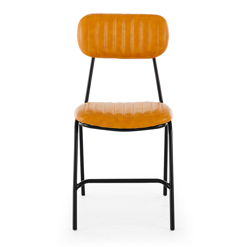 Datsun Chair Vintage Camel PU Front