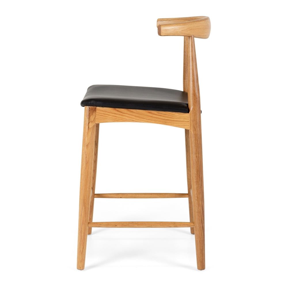 Elbow Barstool Natural Side