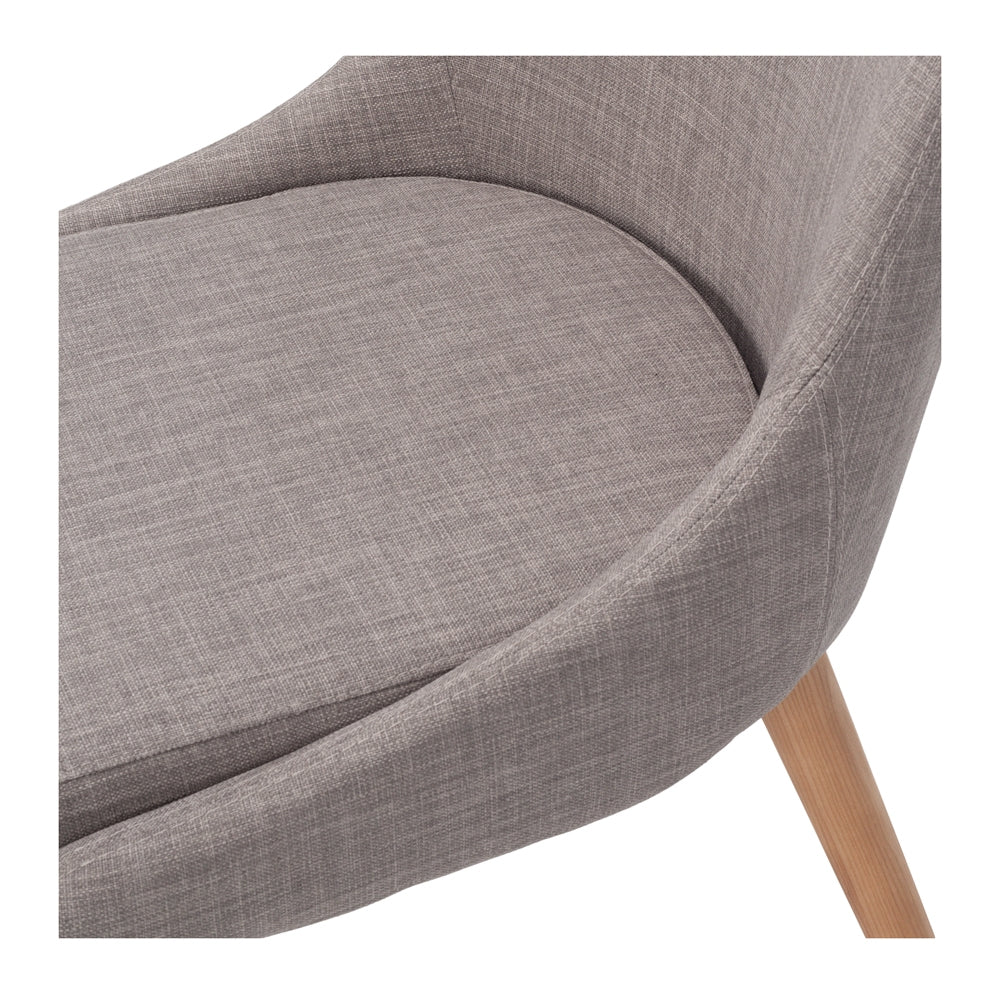 Eva Dining Chair Light Grey Accent