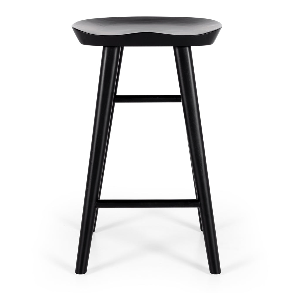 Fuji Barstool Black Front 