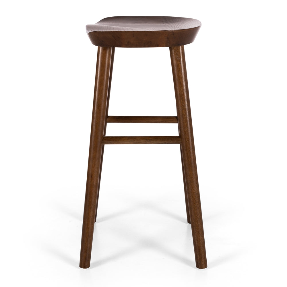 Fuji Barstool Dark Oak Side