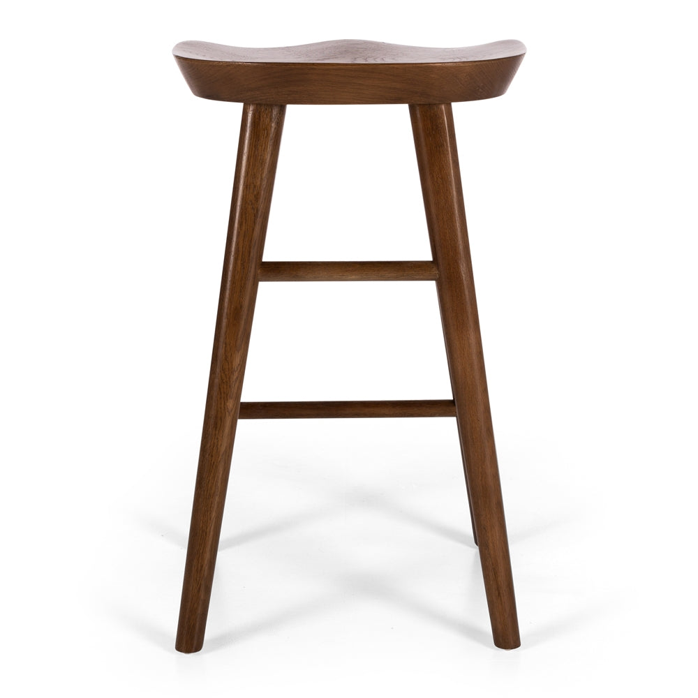 Fuji Barstool Dark Oak Back