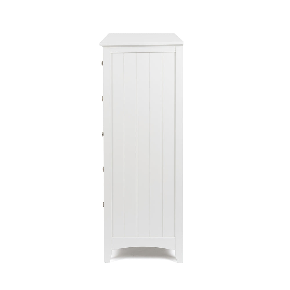Jessica Tall Chest 6 Drawer Side View