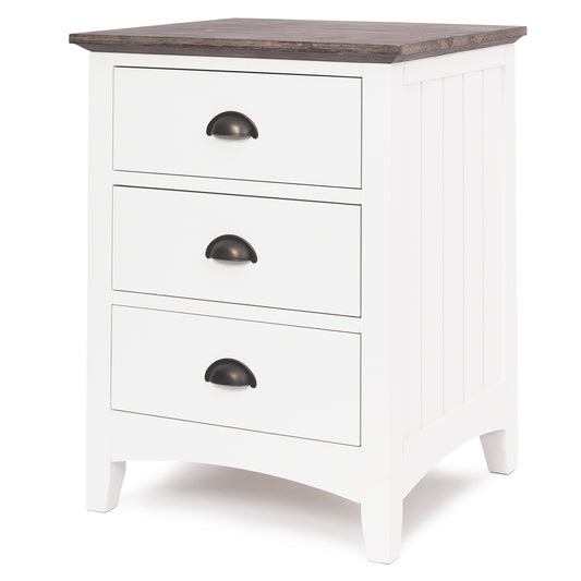 Provence Bedside 3 drawer Angle