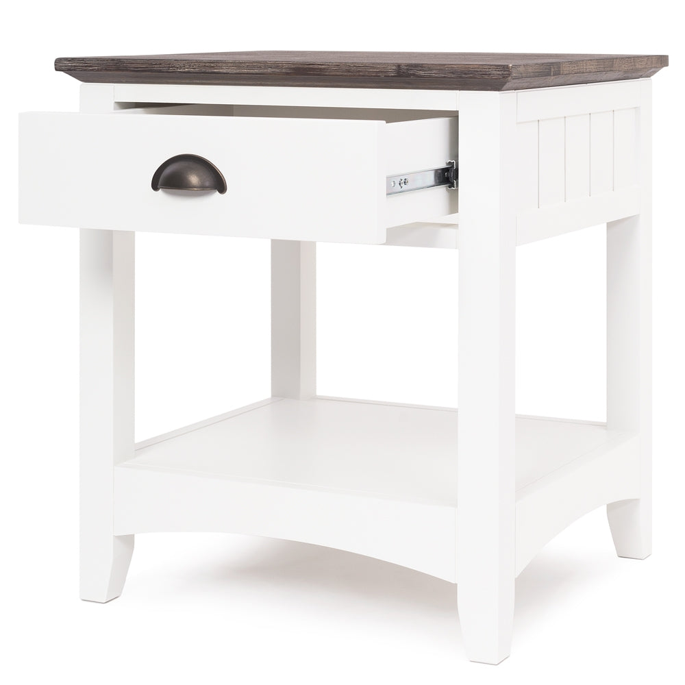Provence Bedside 1drw Open
