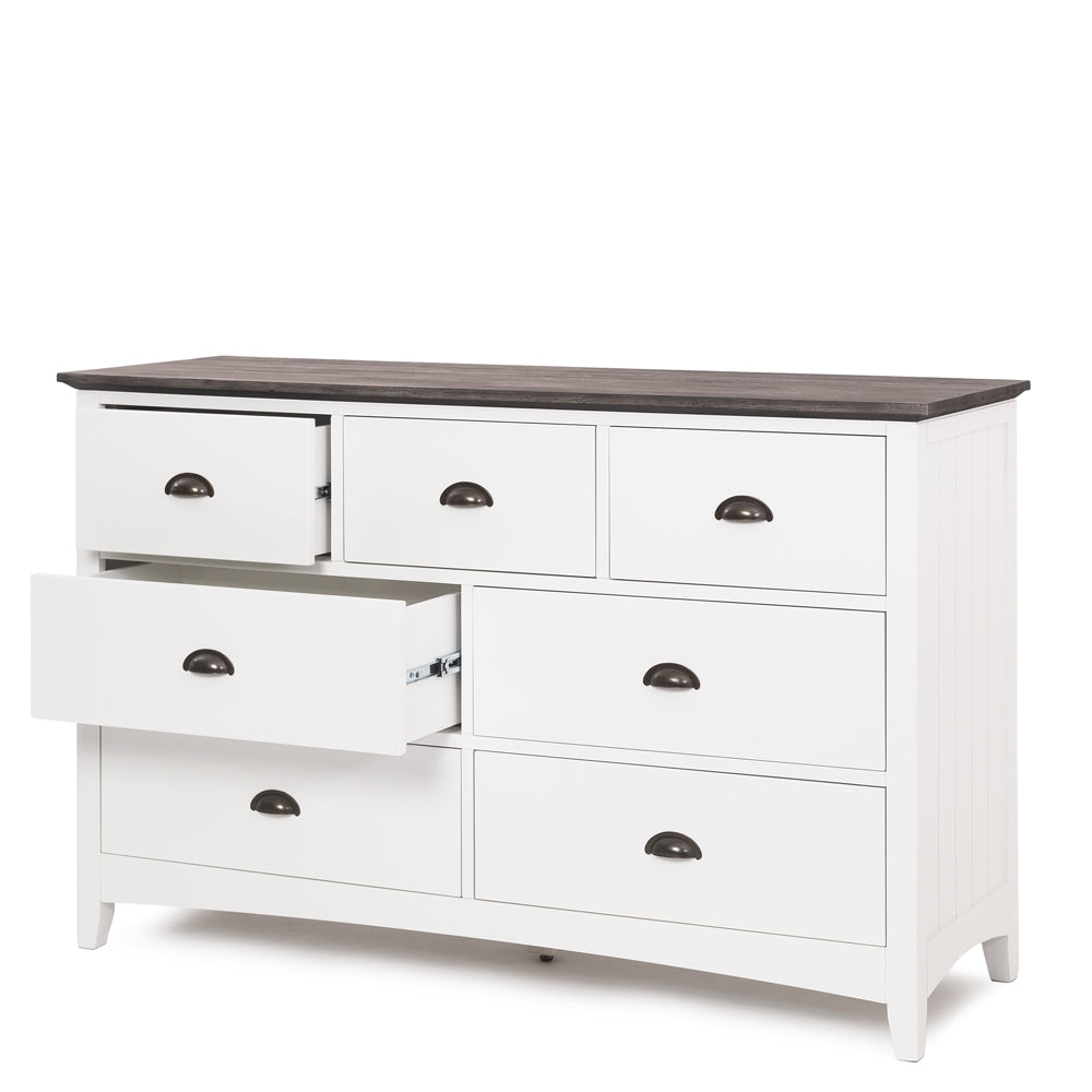 Provence 3 over 4 Dresser Open Drawer