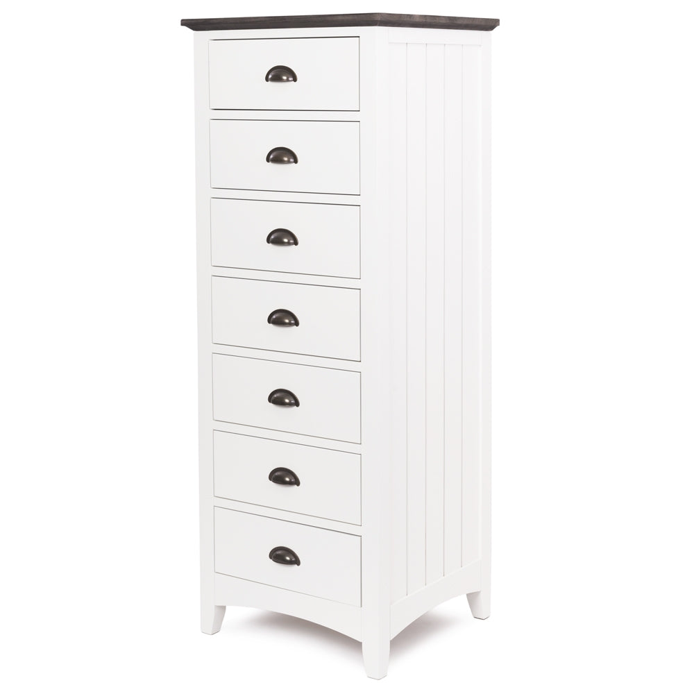 Provence 7 Drawer Tallboy Angle 