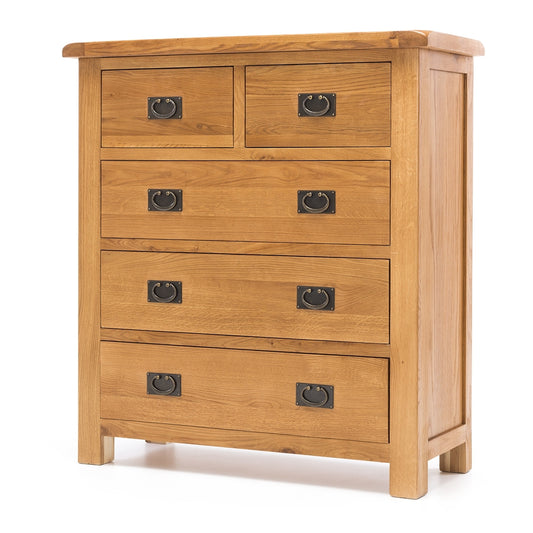 Salisbury Chest 2 over 3 drawer Angle