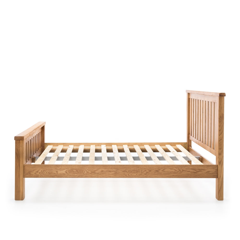 Salisbury Queen Bed (Slatted) Side View