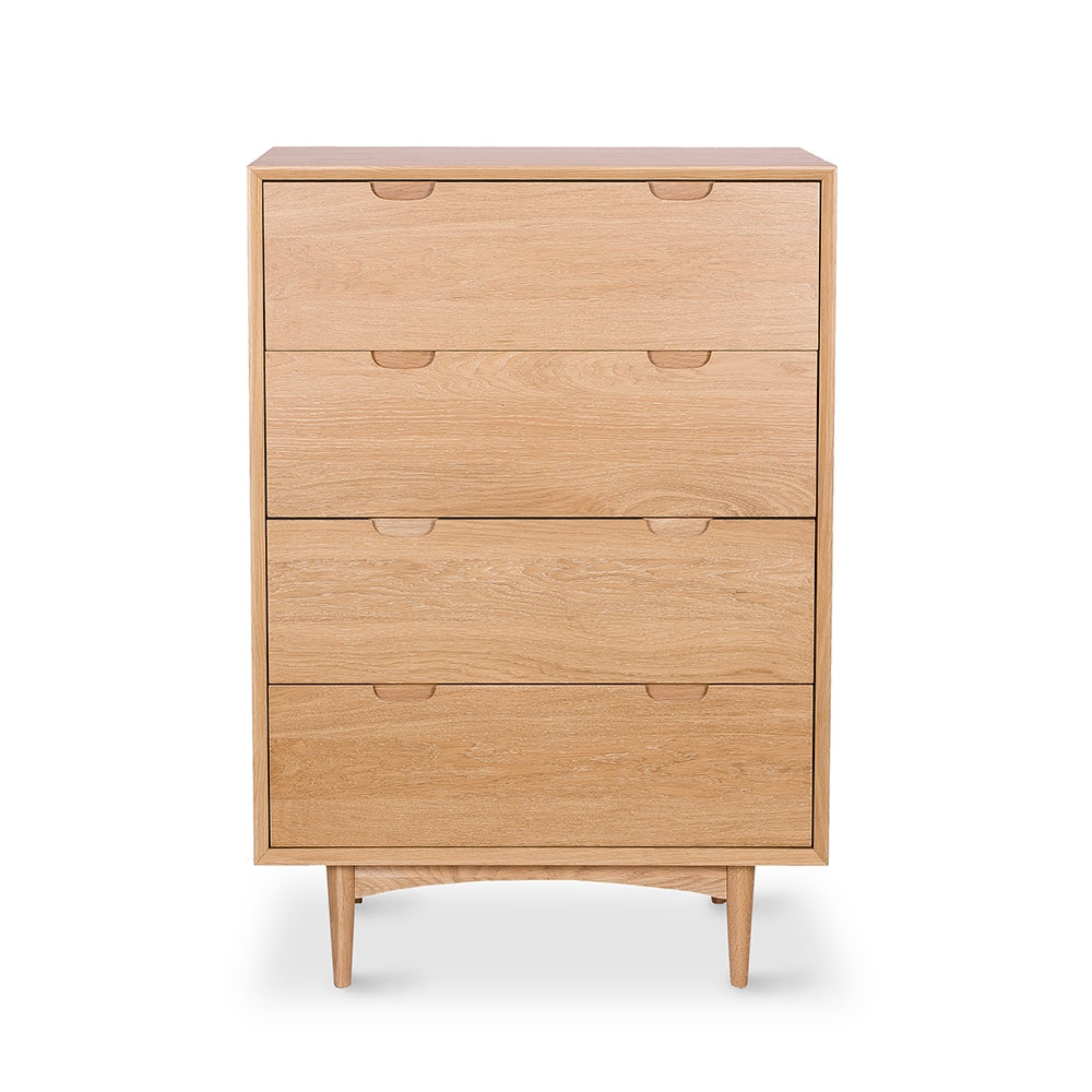 Oslo Chest 4 Drawer Front On 