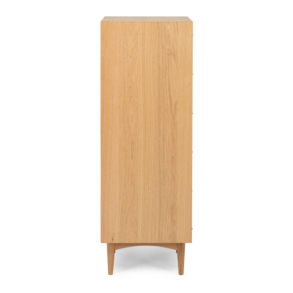Oslo Tallboy 5 drawer Side On