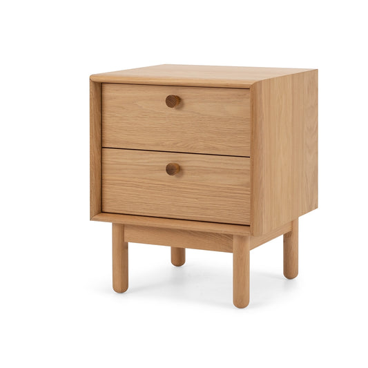 Rotterdam Bedside 2 Drawer Angle