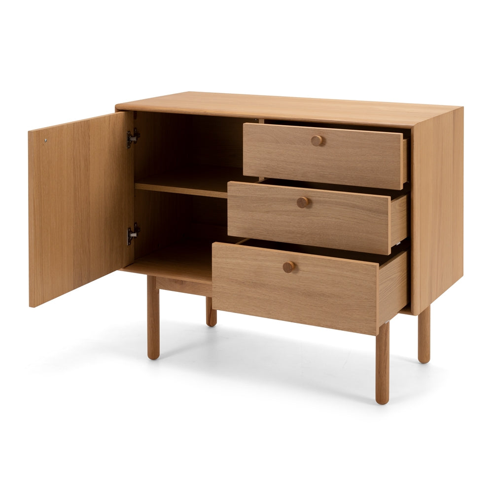 Rotterdam Narrow Sideboard Drawers Open 
