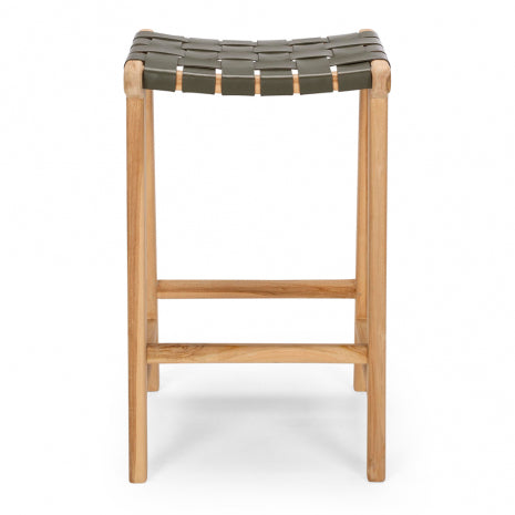 Indo Barstool Olive Front 