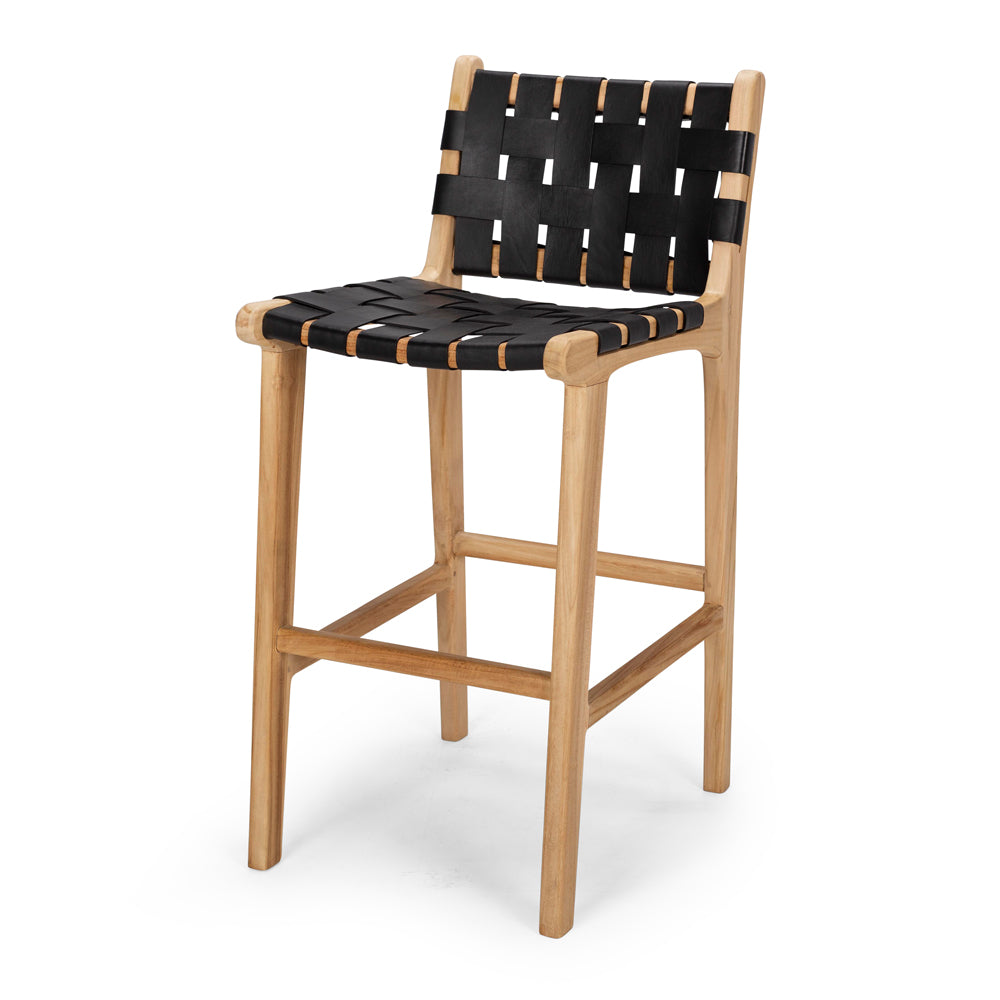Indo Barstool Highback Black