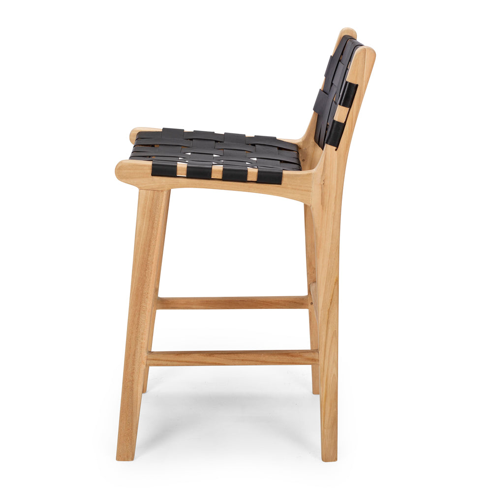 Indo Barstool Highback Black Side