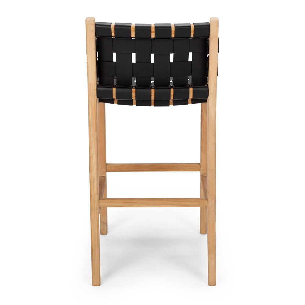 Indo Barstool Highback Black Back