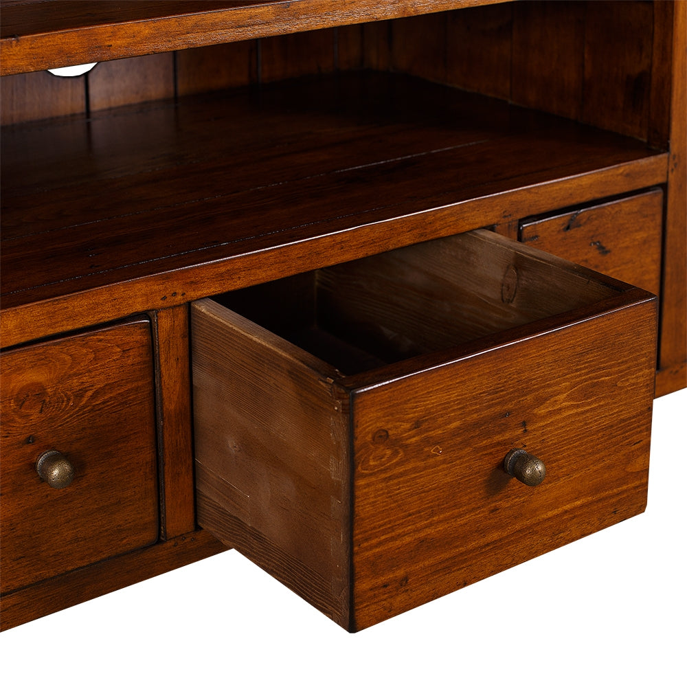 Irish Coast Lowline TV Unit Drawer open 