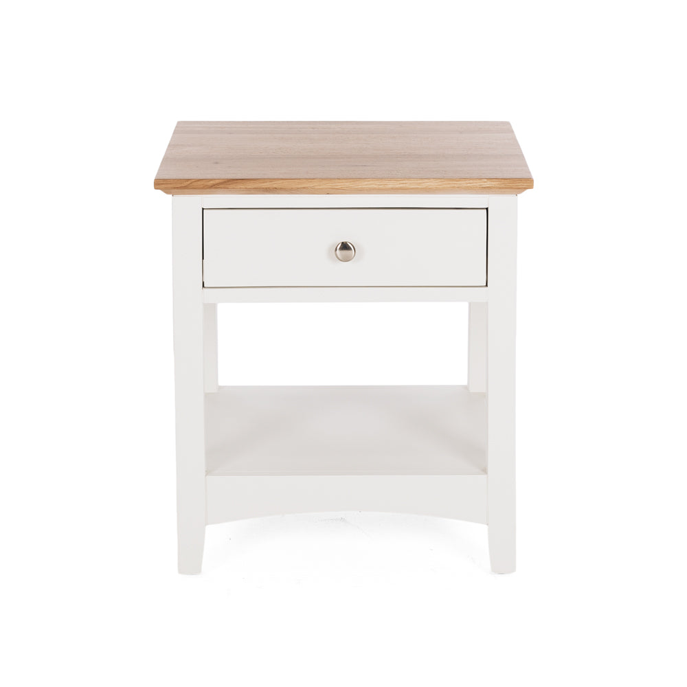 Jessica 1 Drawer Bedside Oak Top