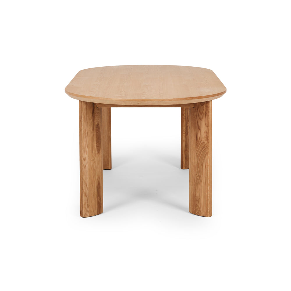 Kontur Dining Table Natural End On